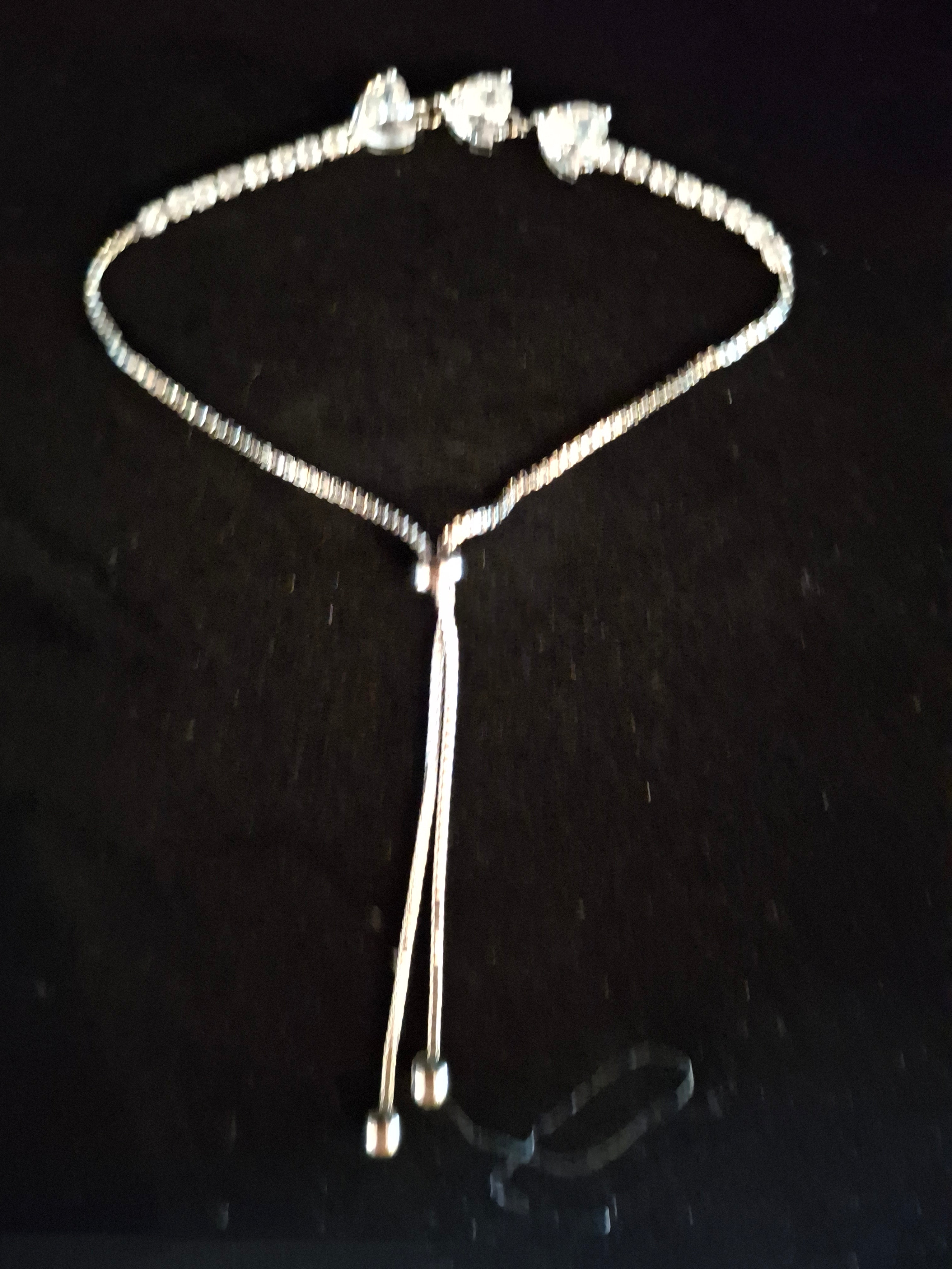 adjustable-heart-silver-bracelet