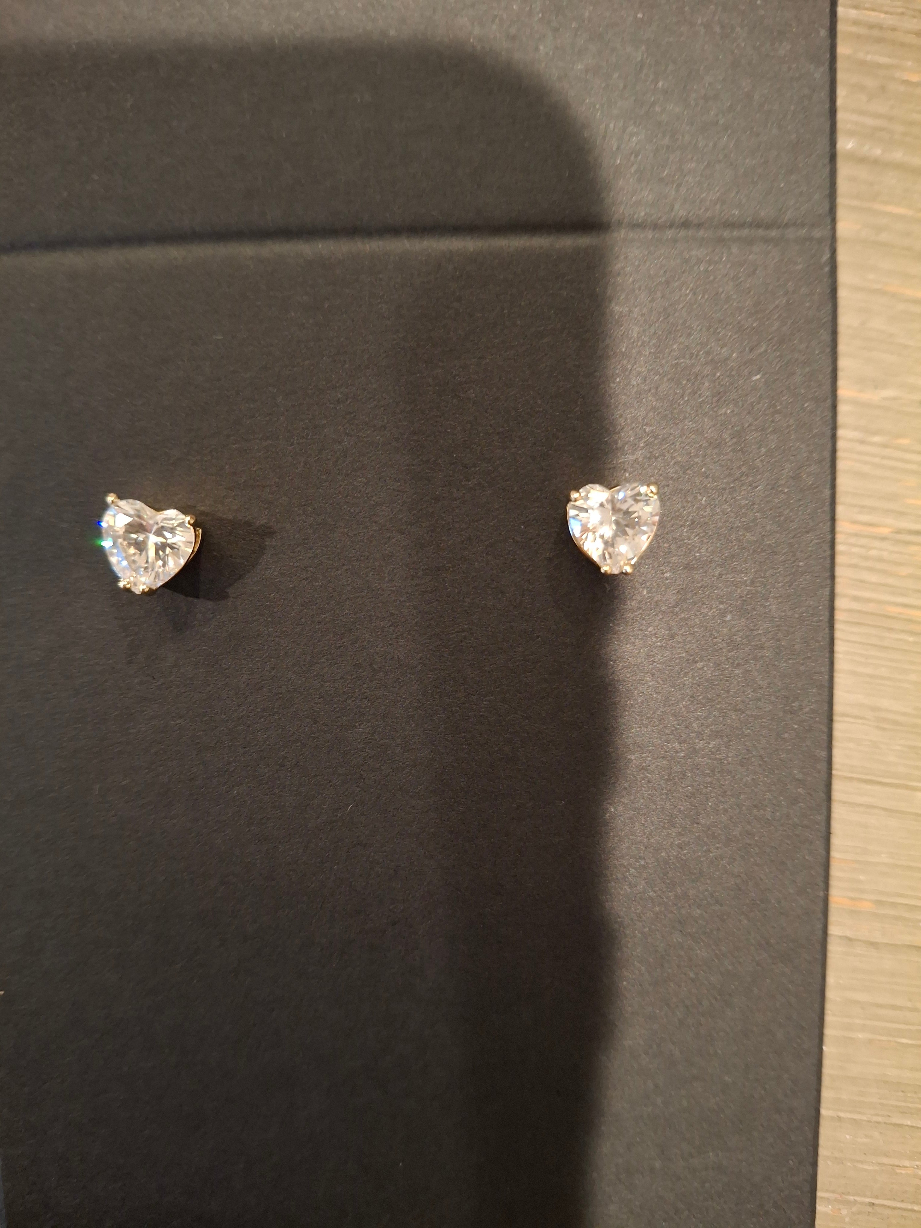 Little heart stud earrings