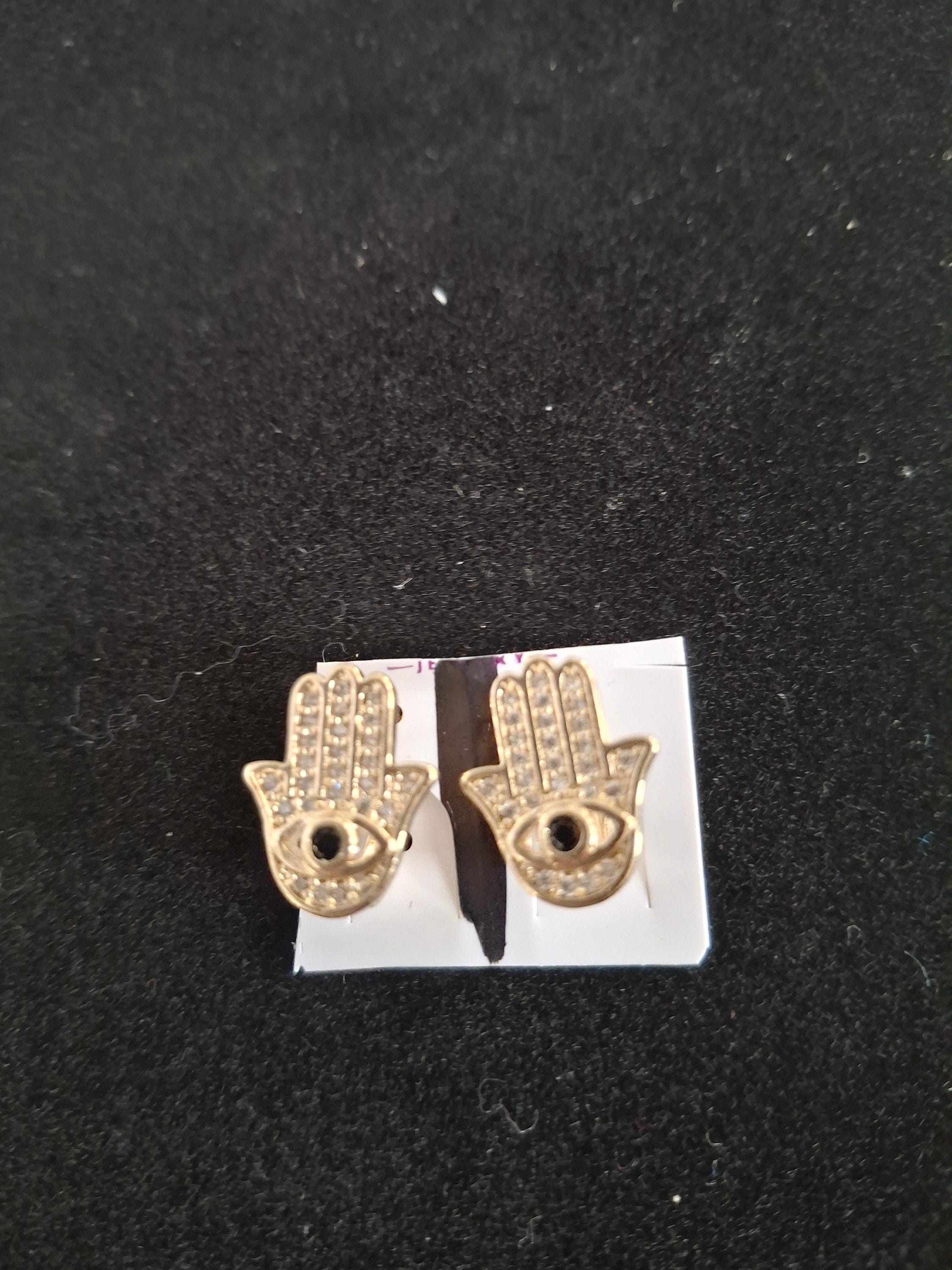 Fatima hand earrings