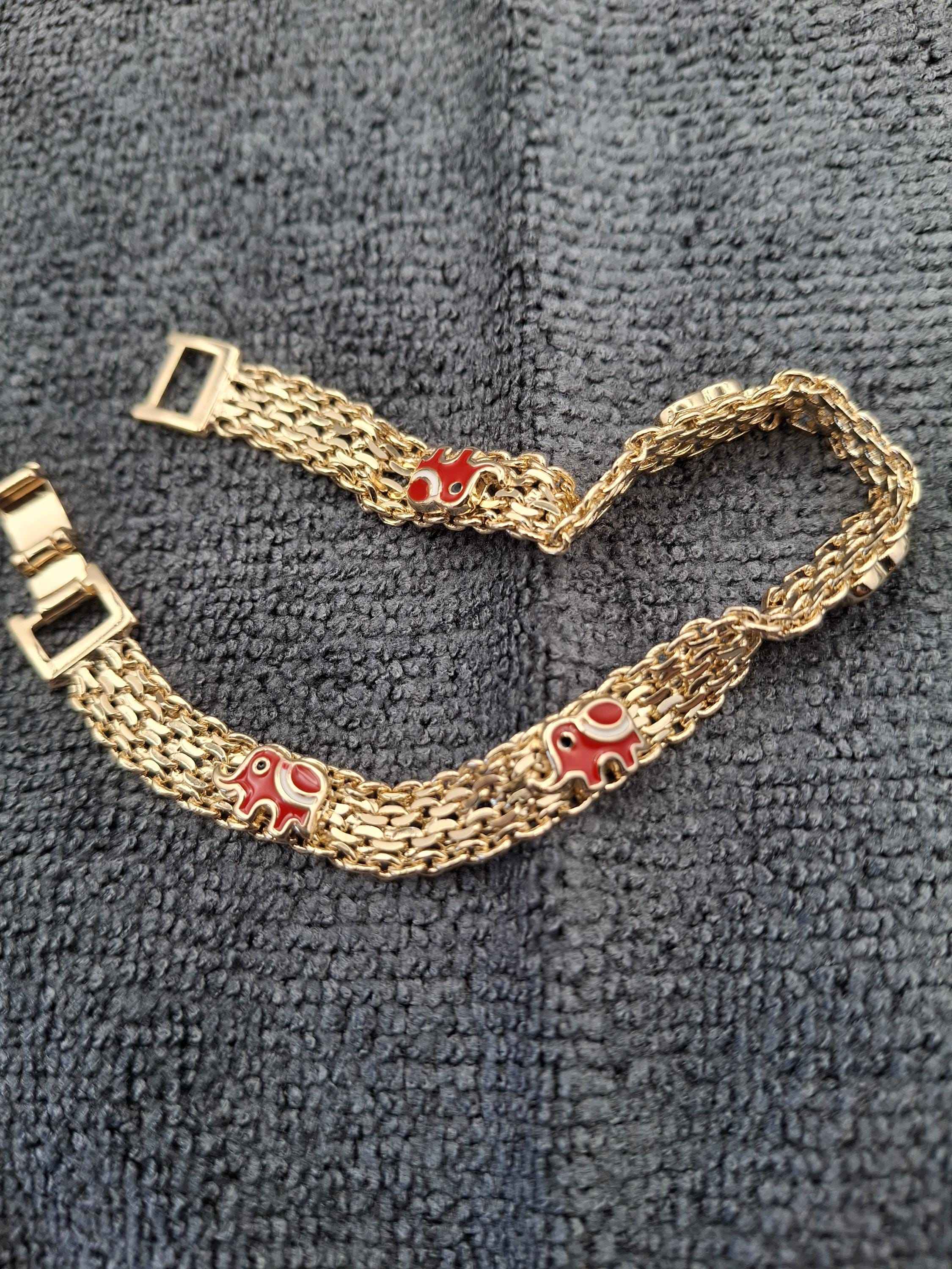 Red elephant bracelet