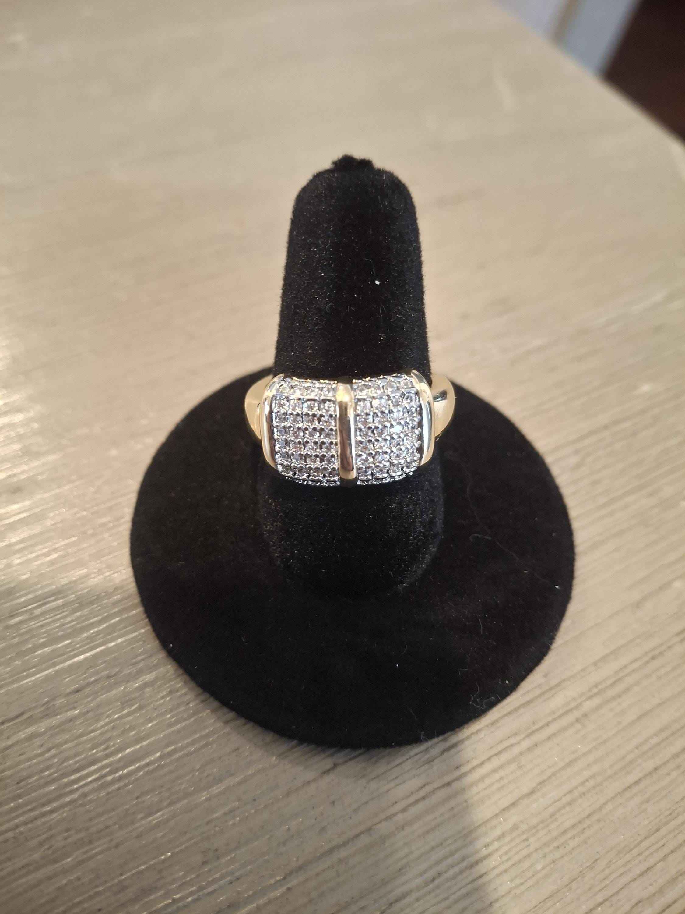 Women's diamond adjustable ring