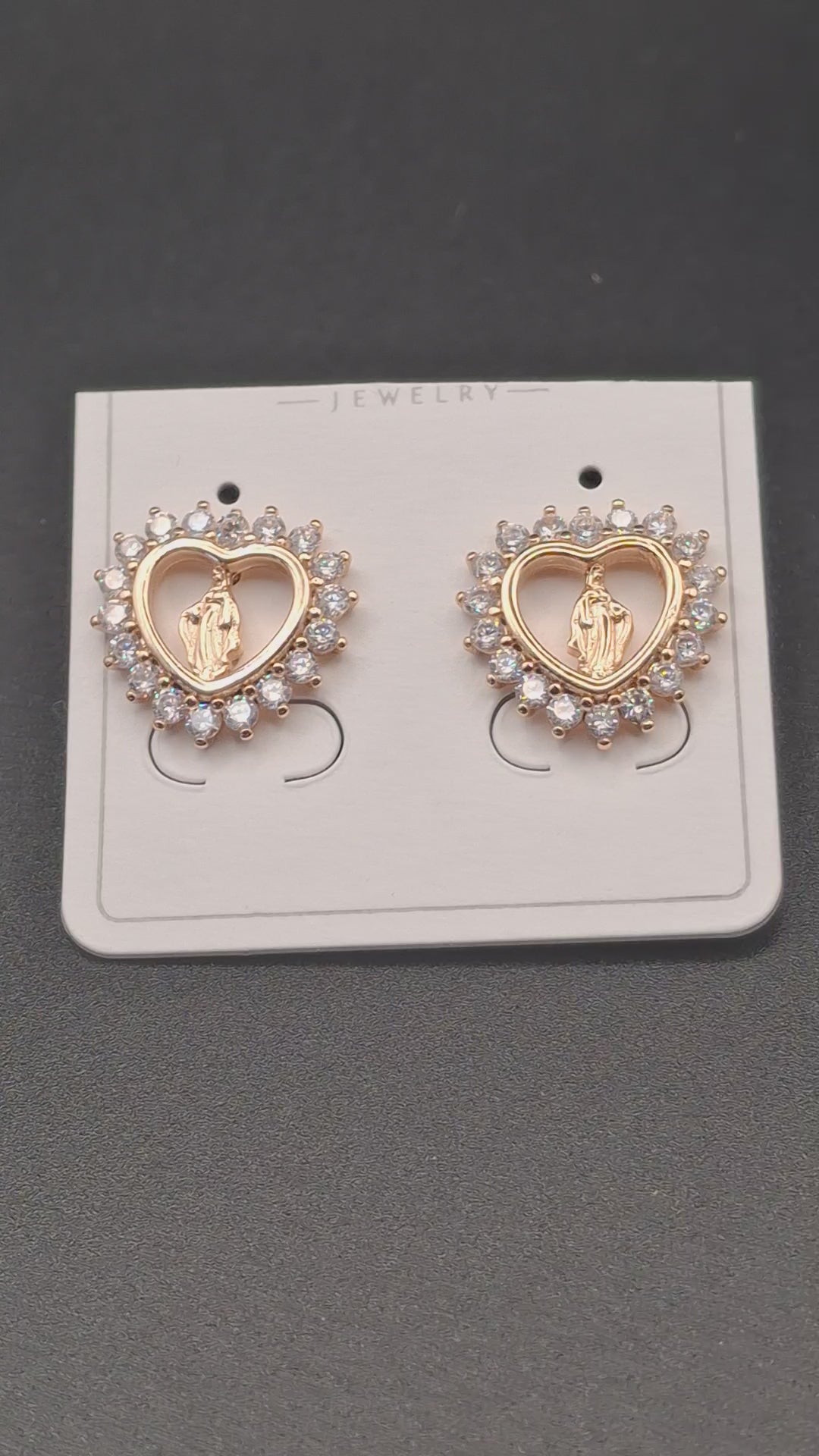 Maria heart earrings