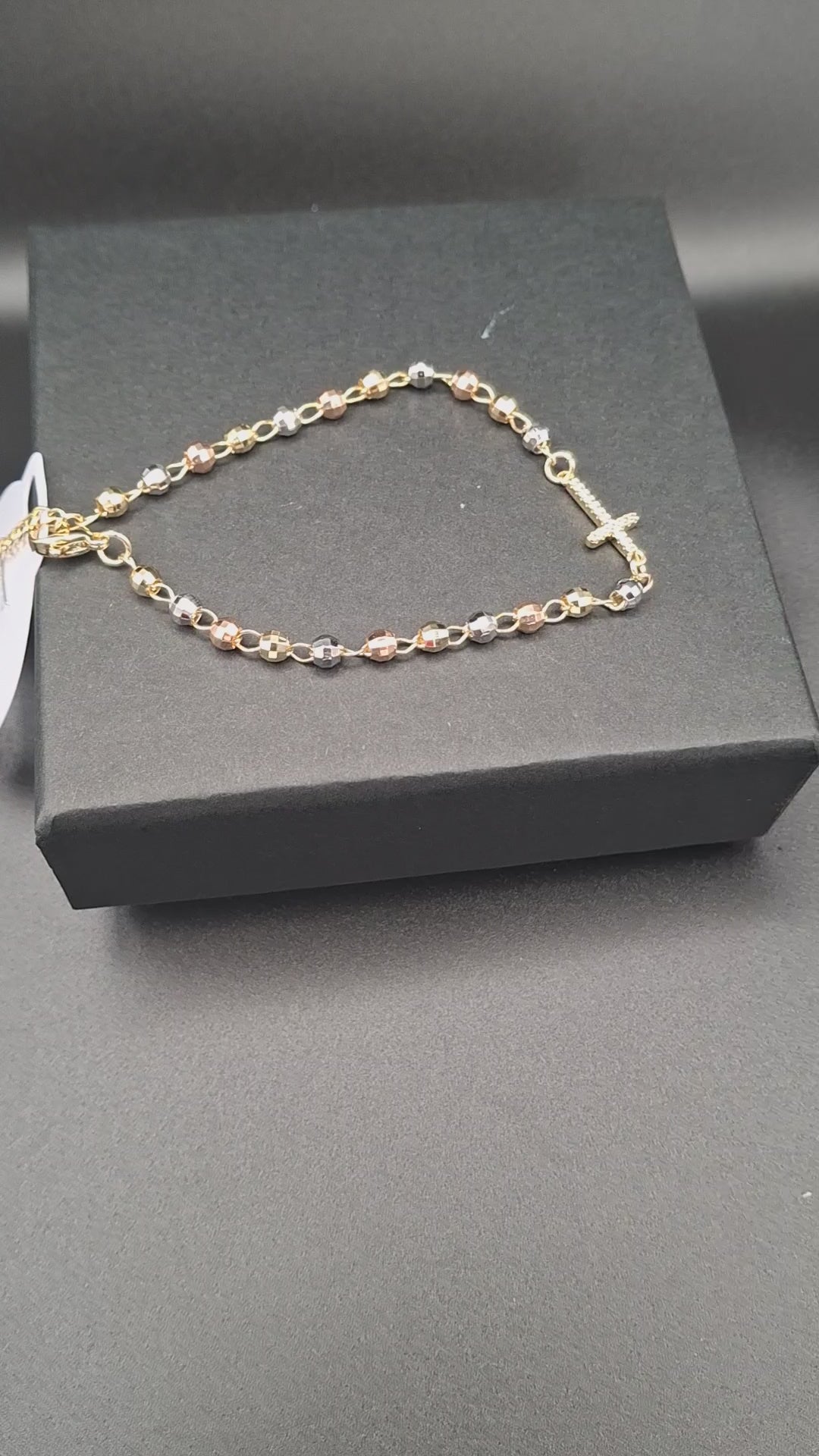 Three tones Rosary bracelet