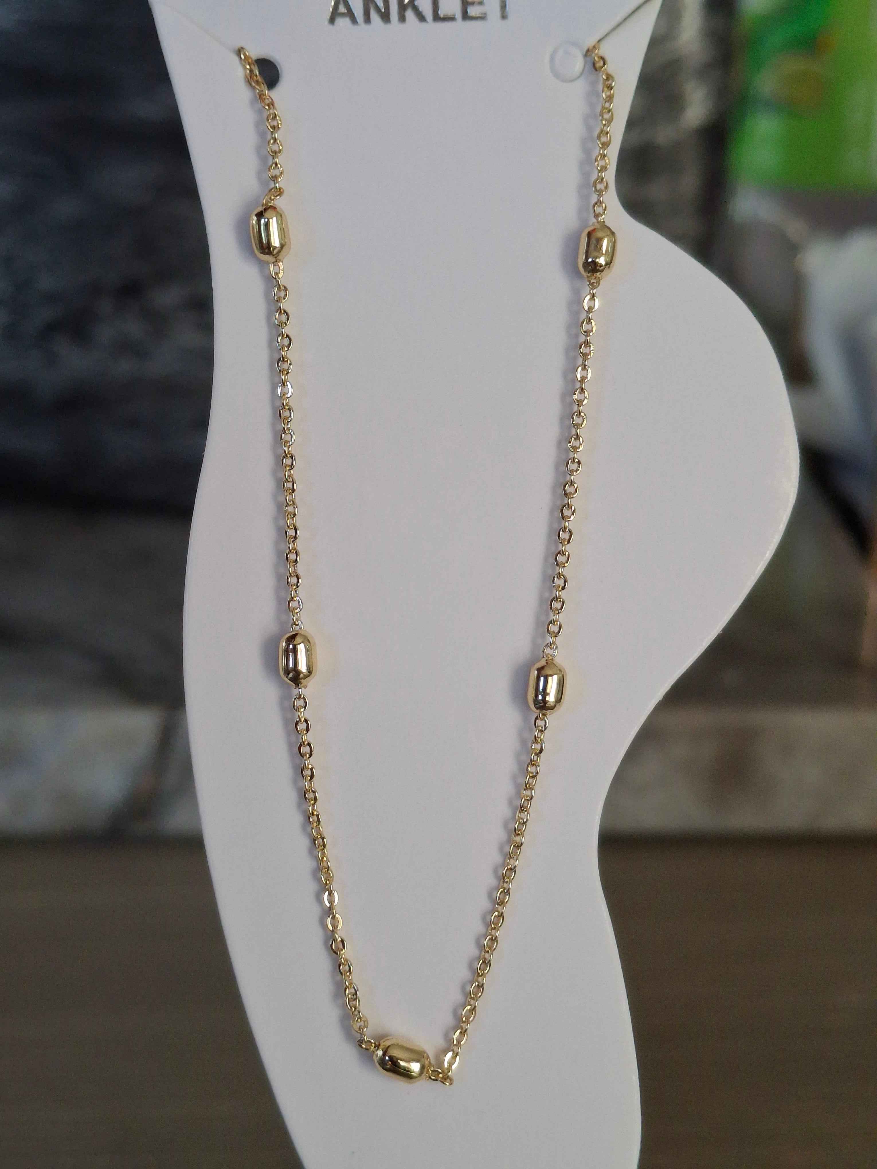 Gold plated ankle