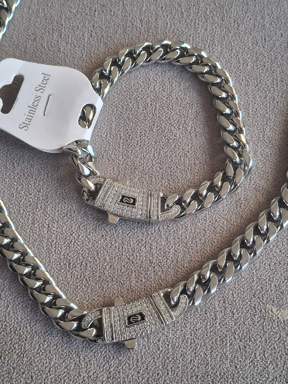 Stainless steal silver tone monaco