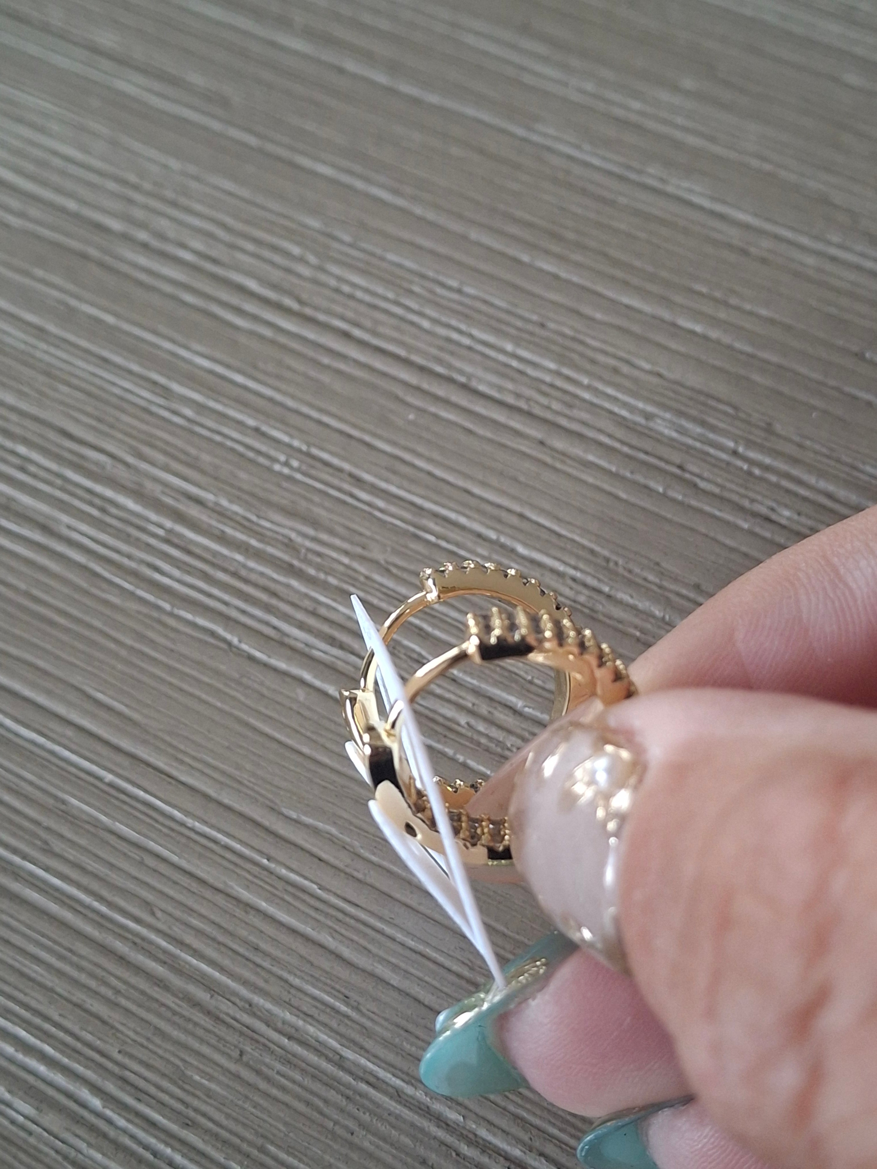 Gold little arracadas