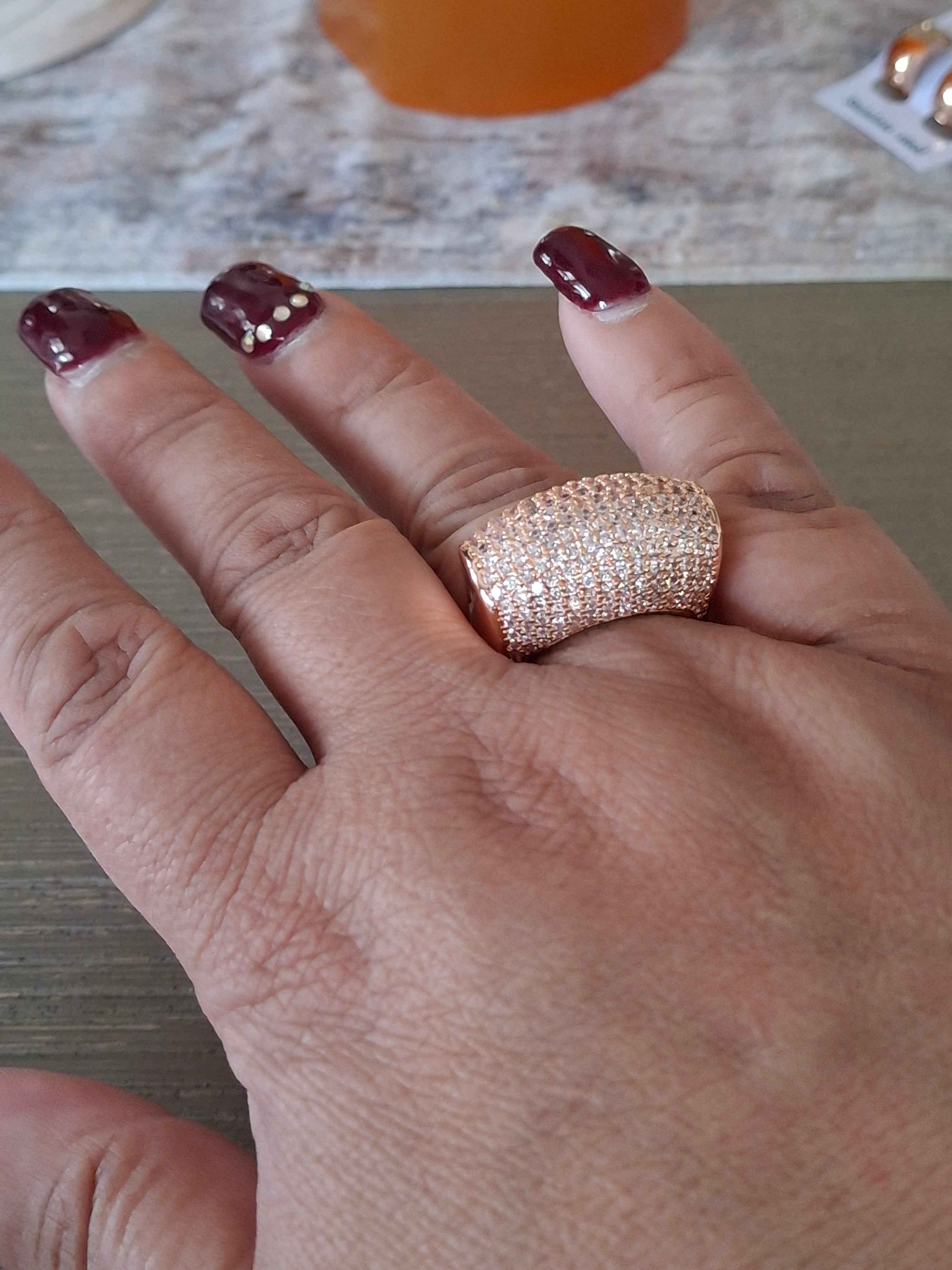 Rose gold ring