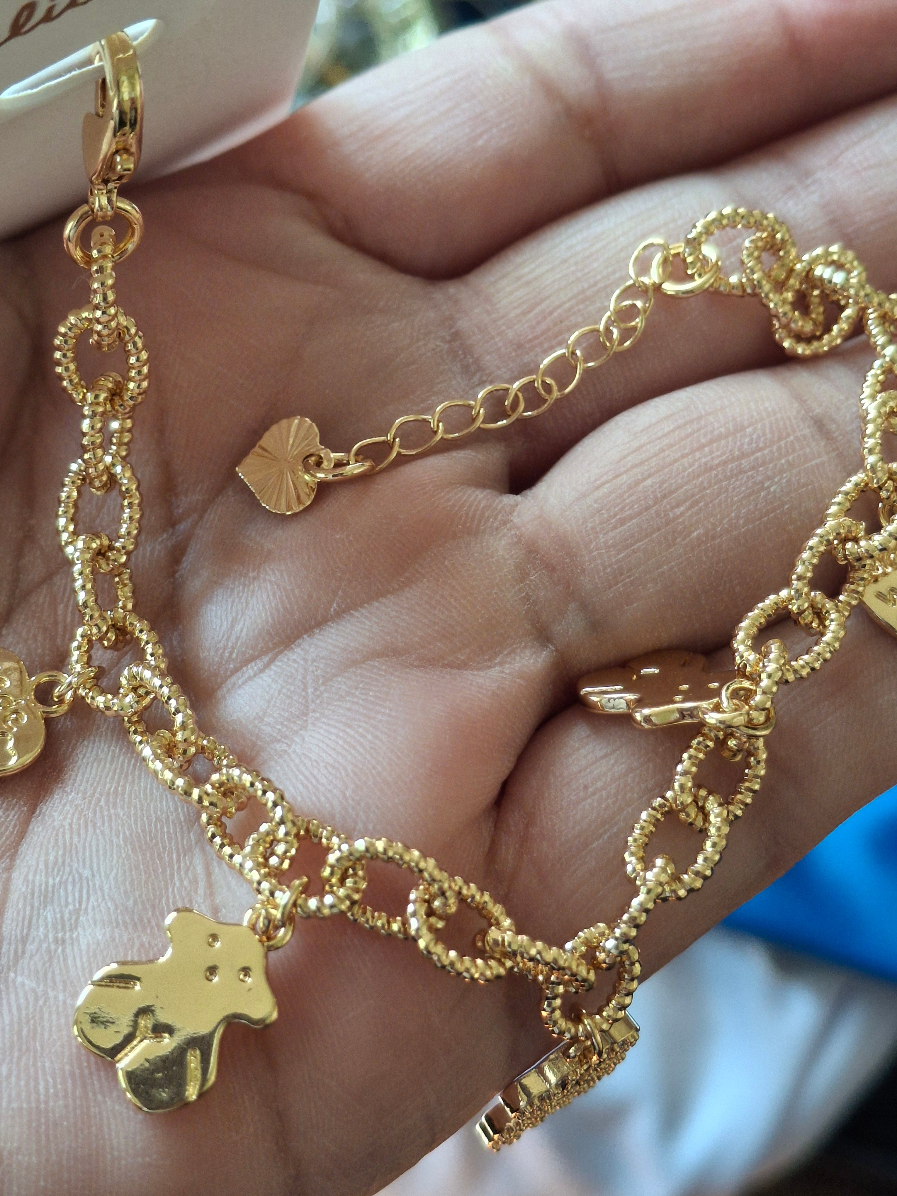 Bear bracelet charms