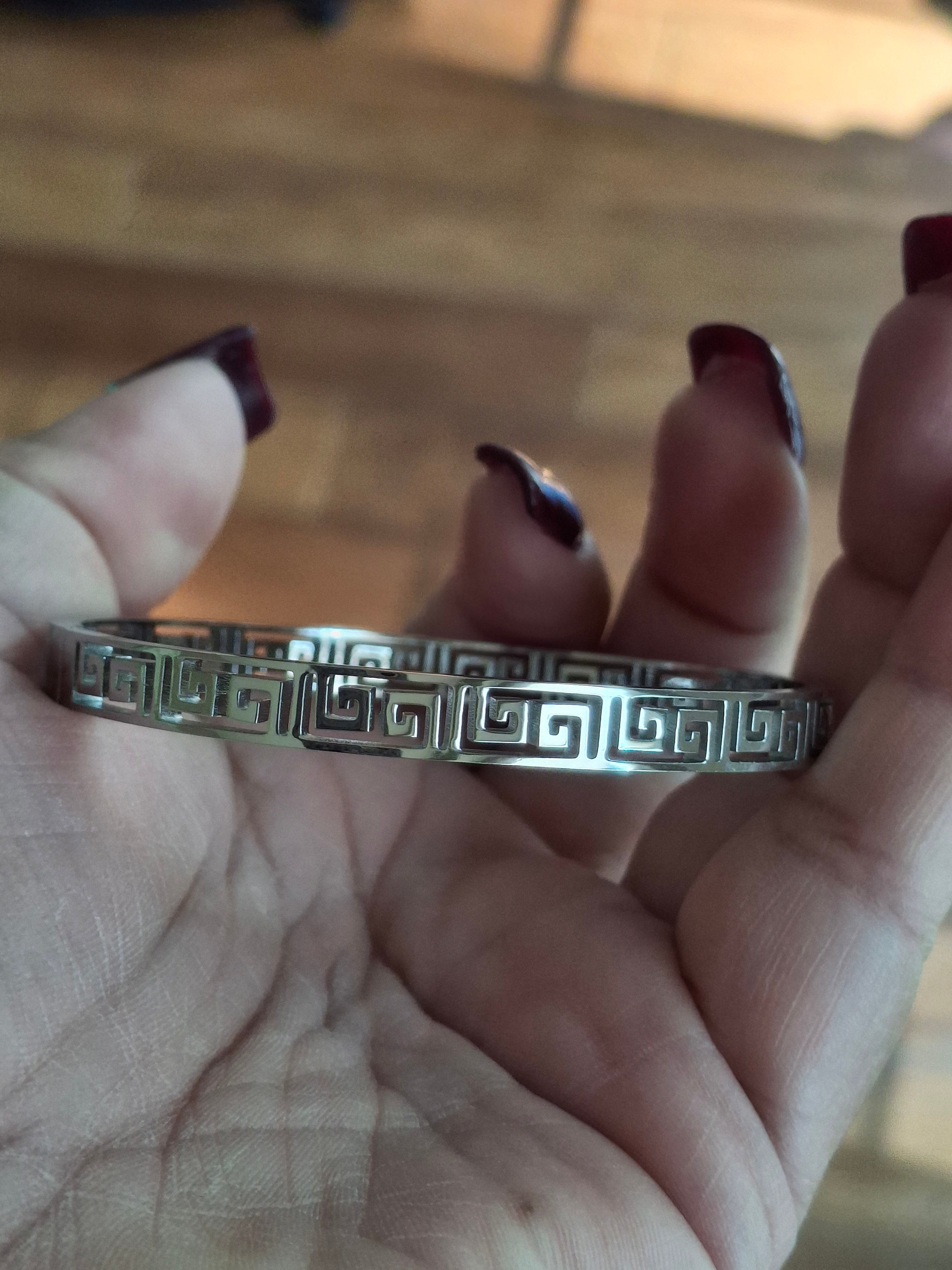 G SILVER, stainless steel bangle