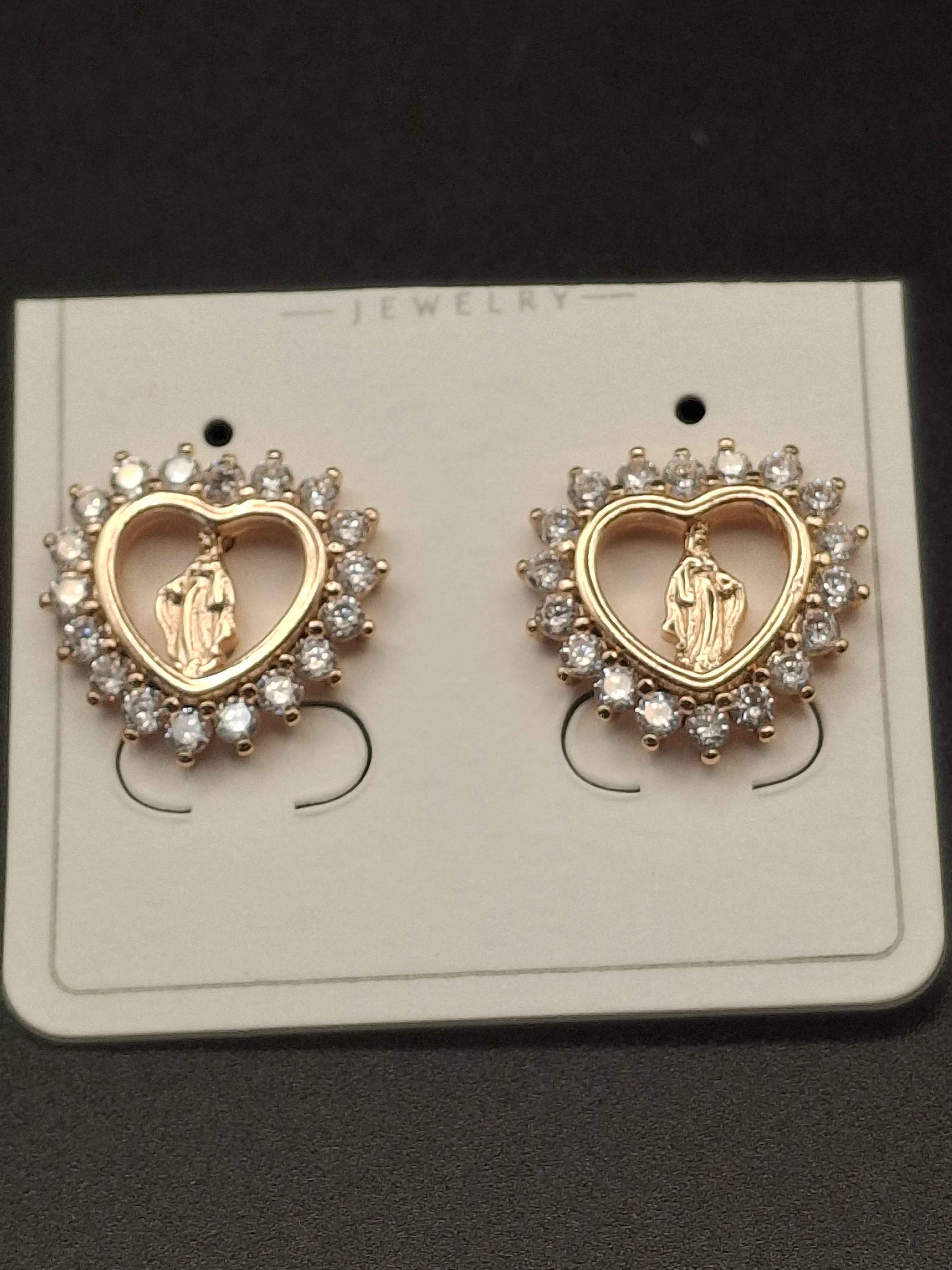 Maria heart earrings