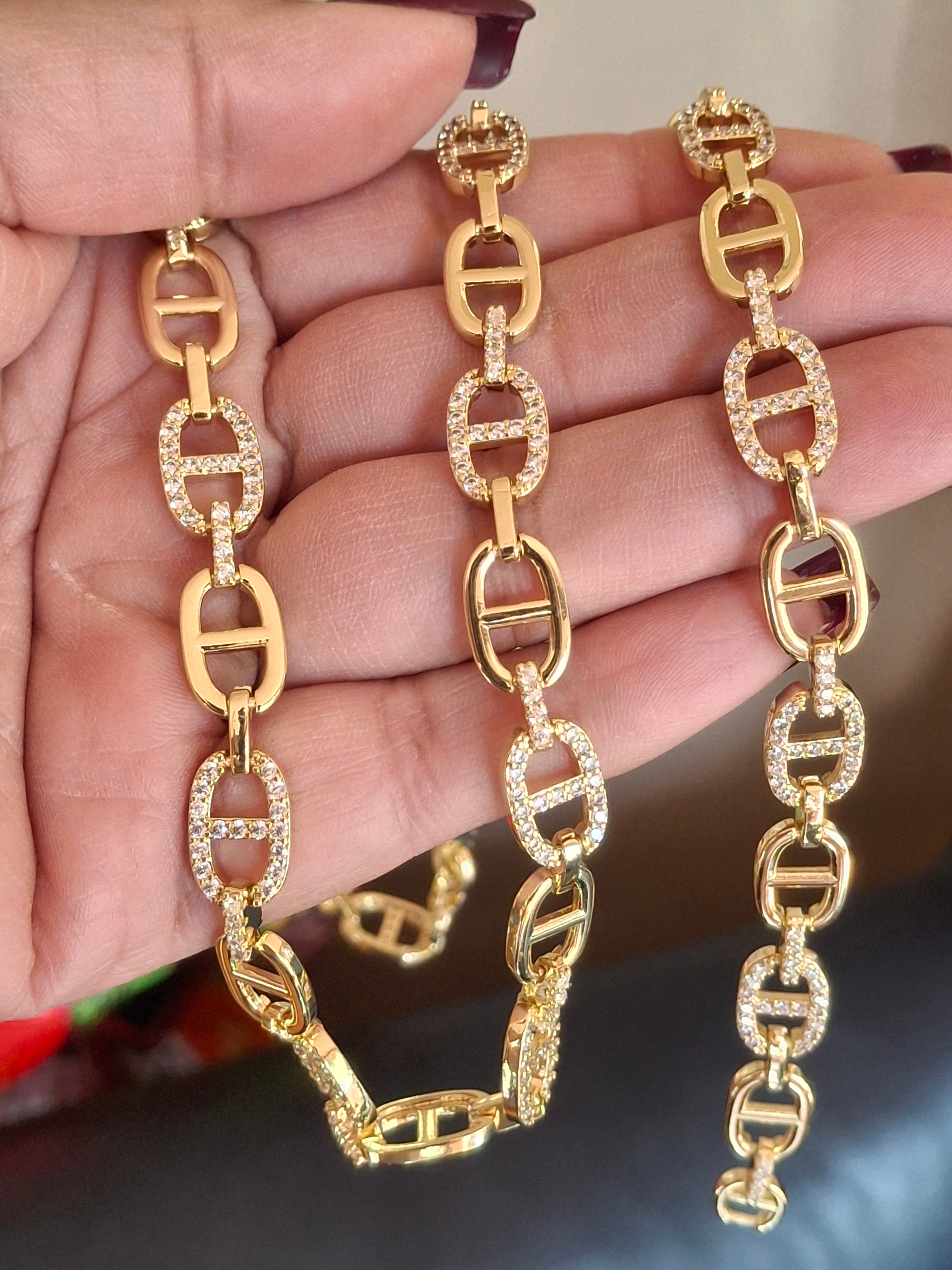 diamond-gold-plated-set-chain