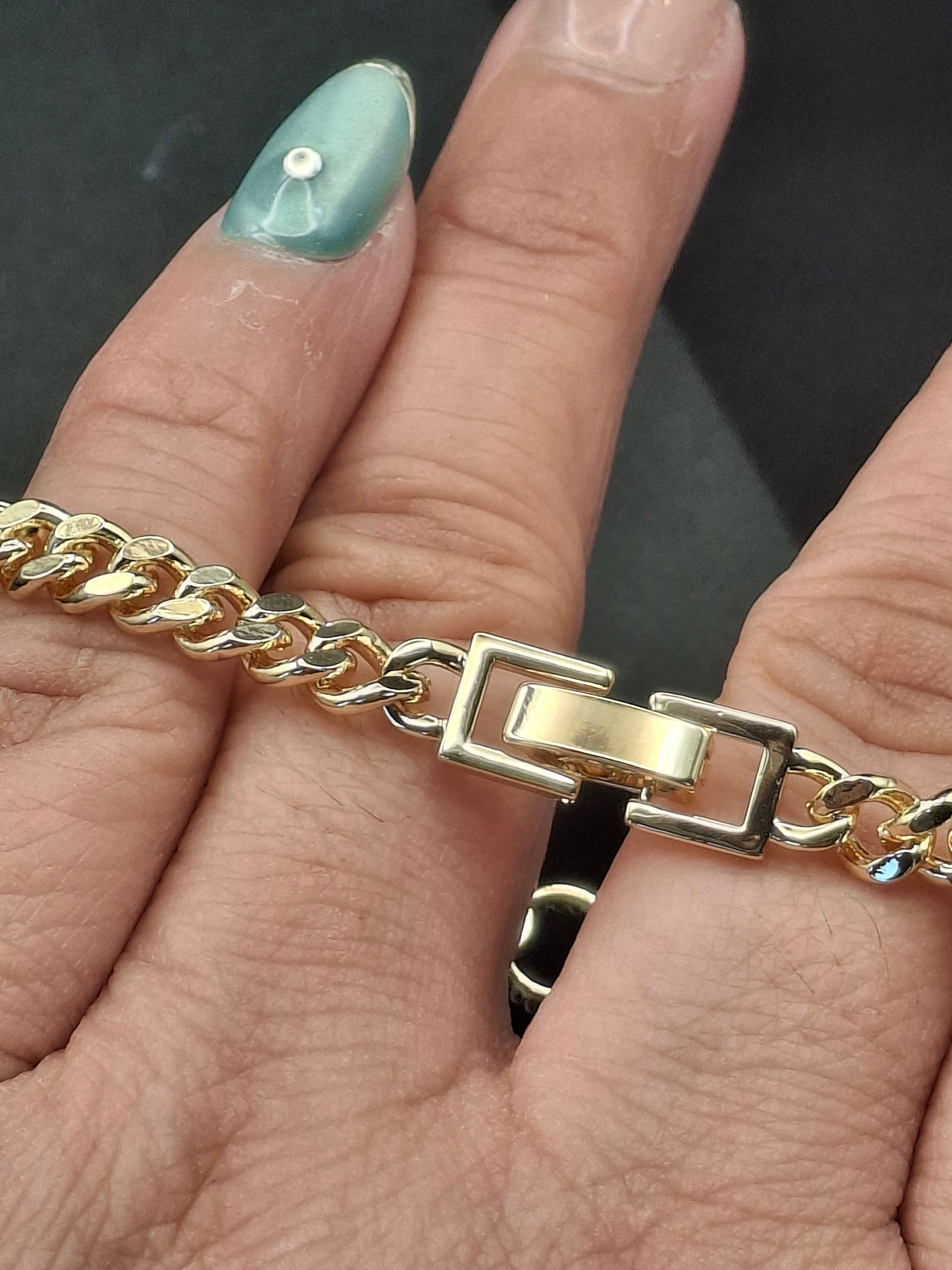 Gold snake bracelet