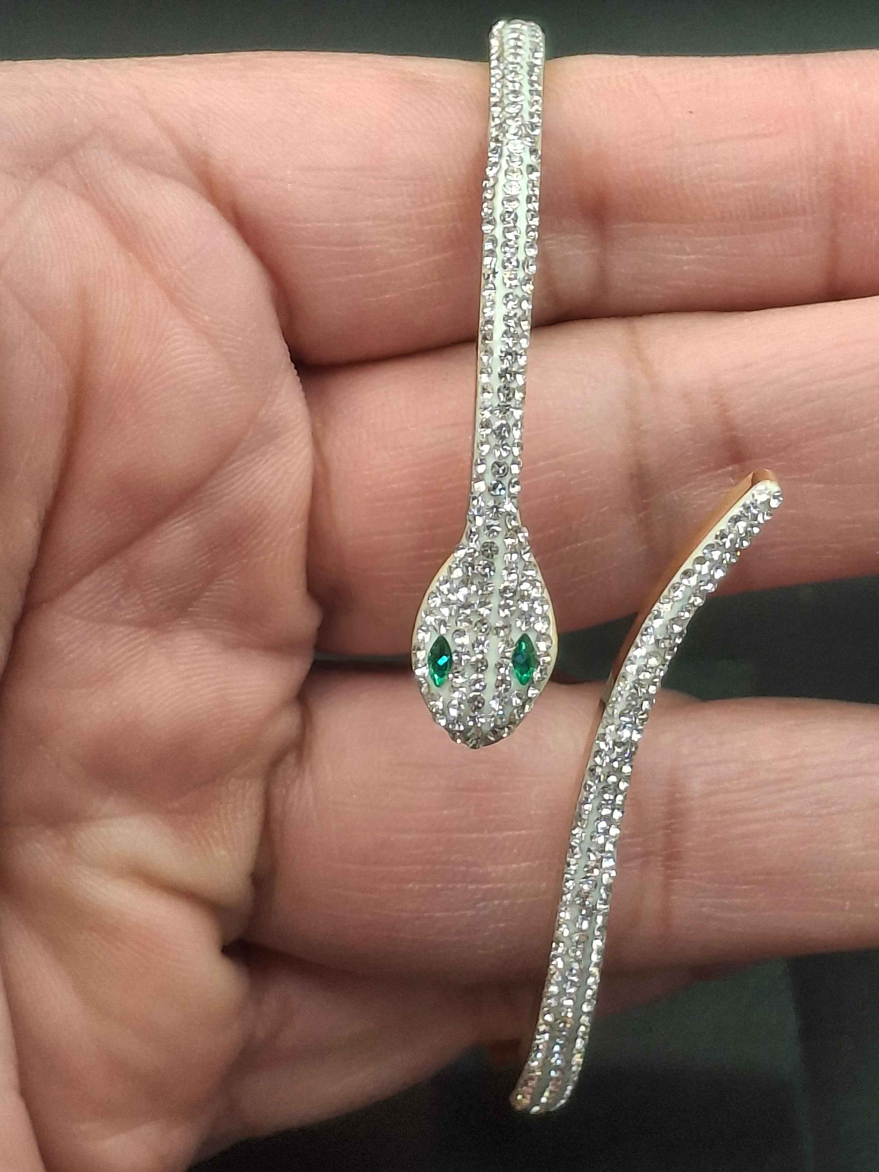 SNAKE TOTAL DIAMOND BANGLE