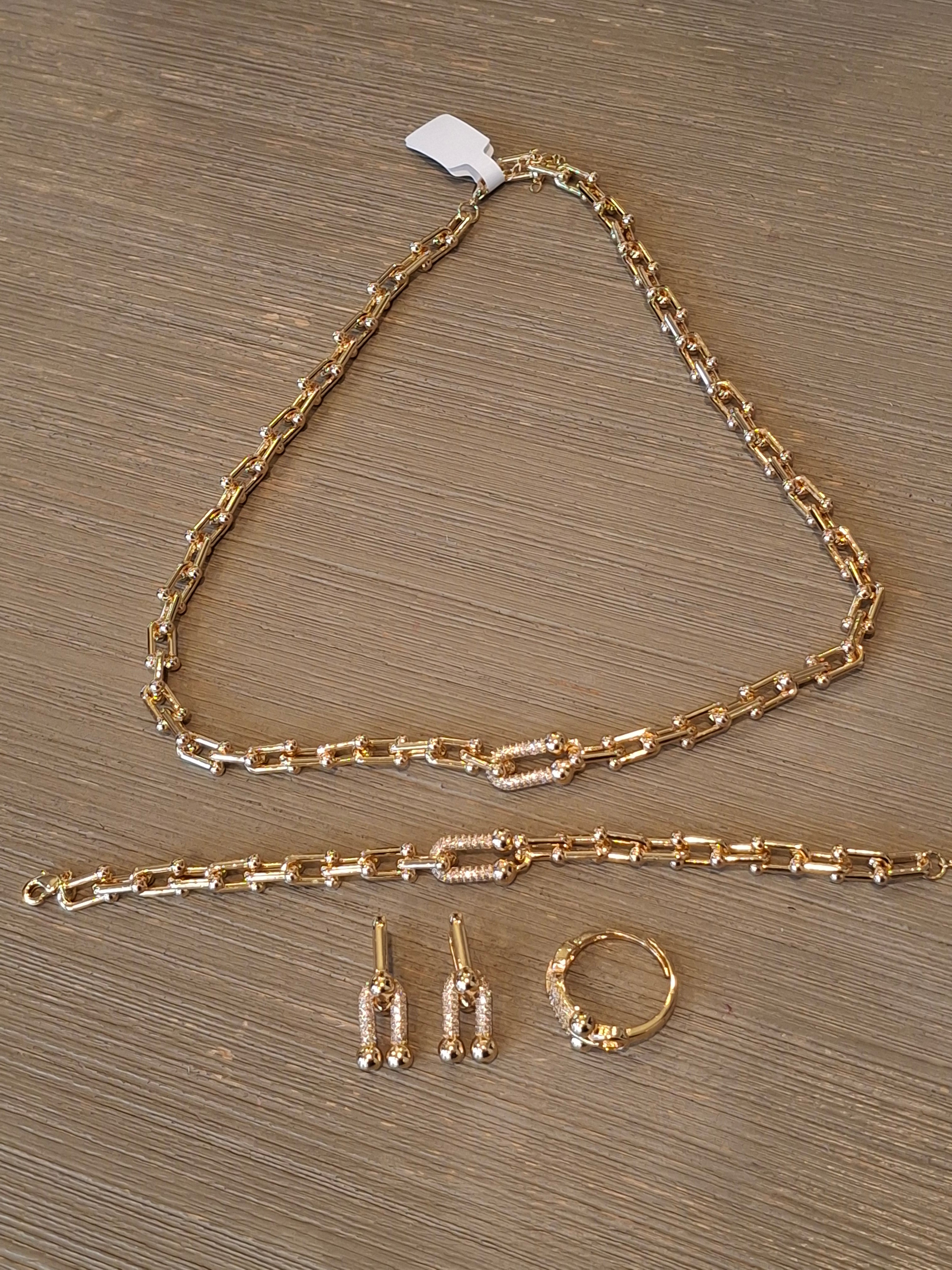 Sparkly gold set