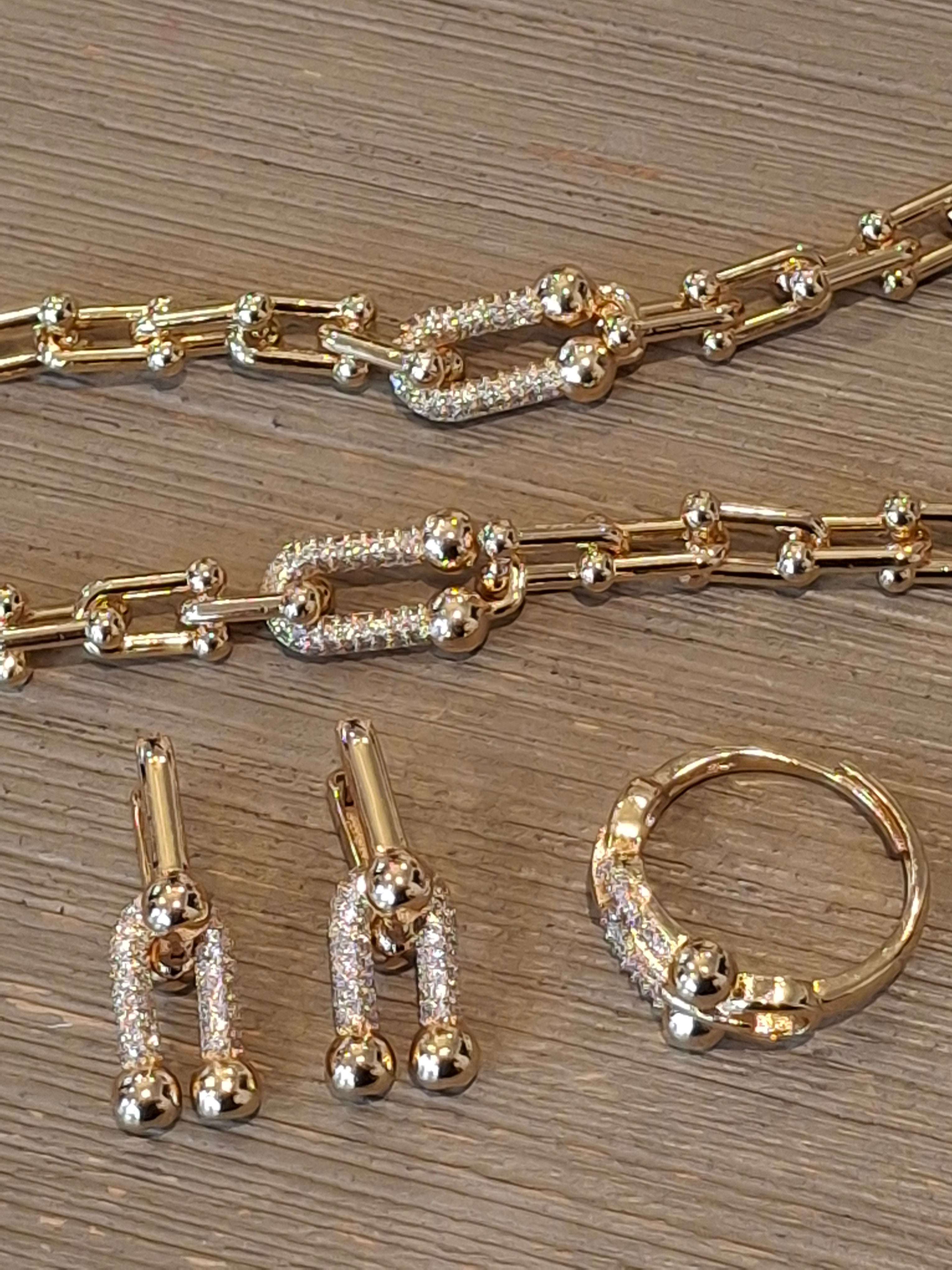 Sparkly gold set