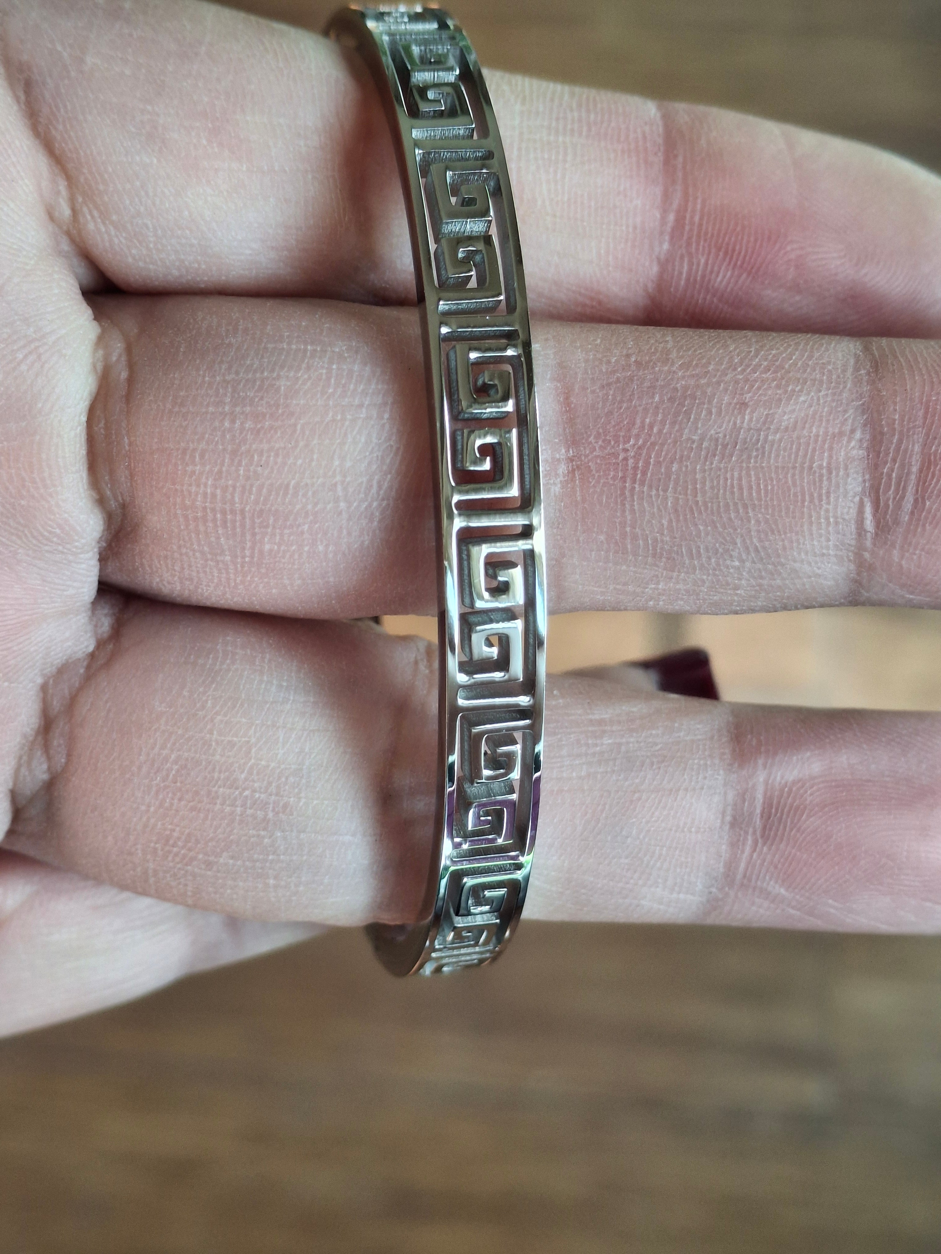 G SILVER, stainless steel bangle
